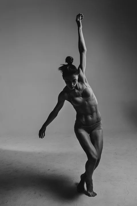 people, woman, dance, black and white