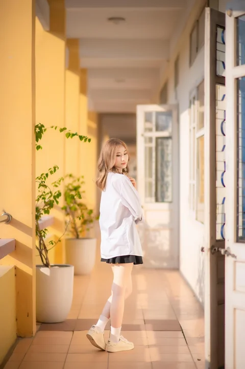 女人，模特，学生，年轻