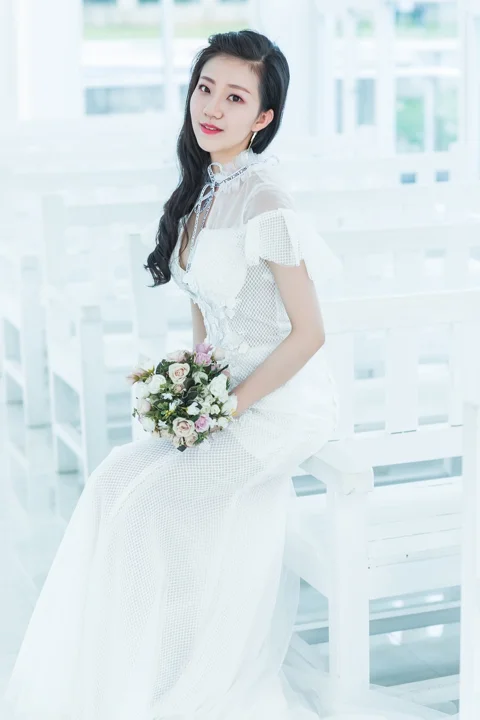 婚纱，女人，新娘，年轻女人