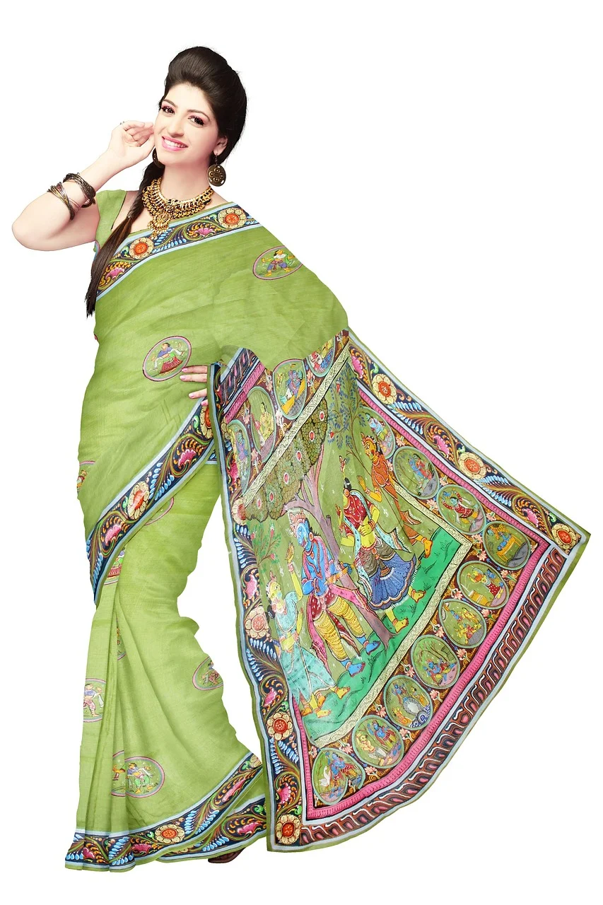saree, fashion, silk, dress