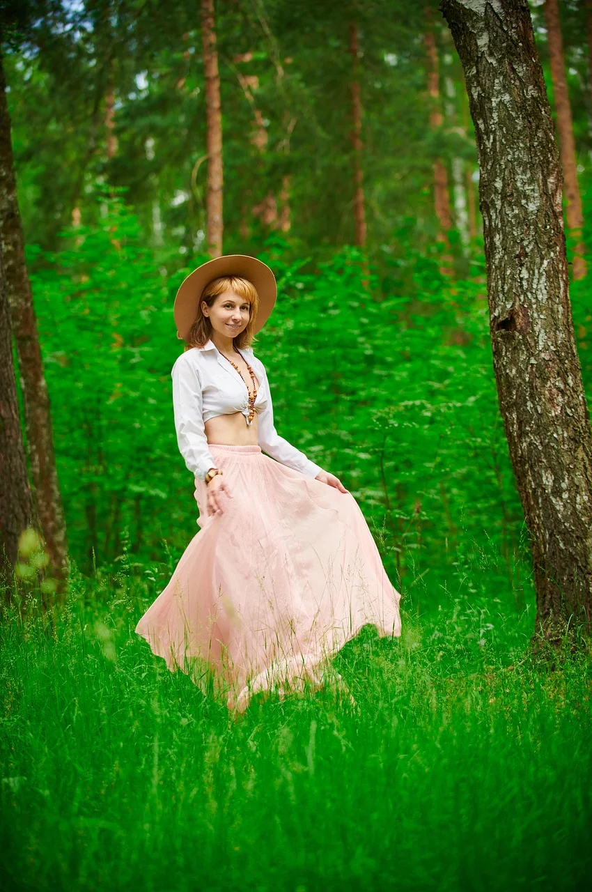 woman, model, portrait, dress