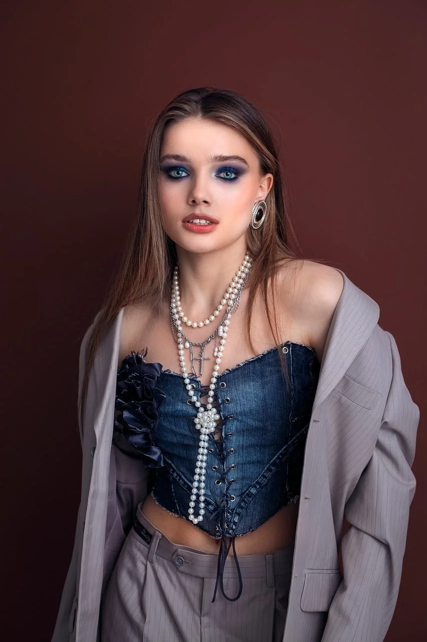 woman, model, fashion, jewelry