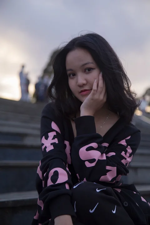女人, 美麗, 姿勢, 模特兒