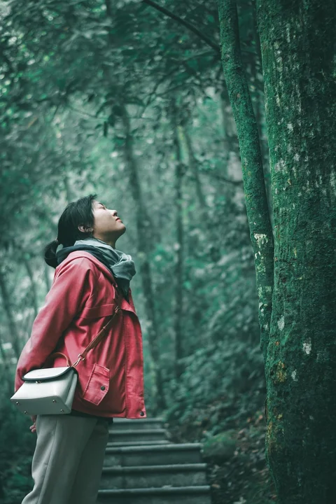 girl, moody, forest rainforest jungle, vietnam