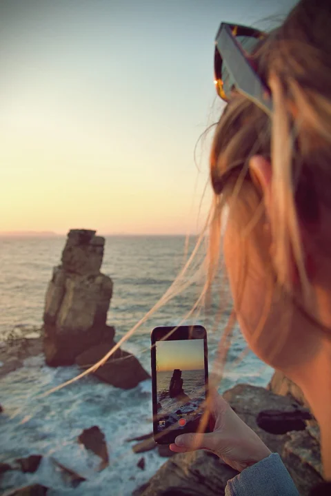 portugal, woman, ocean, nature