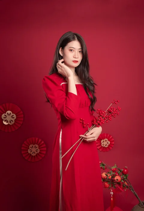 时尚, 女性, 肖像, 亚洲