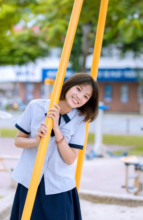 girl, student, asian, uniform