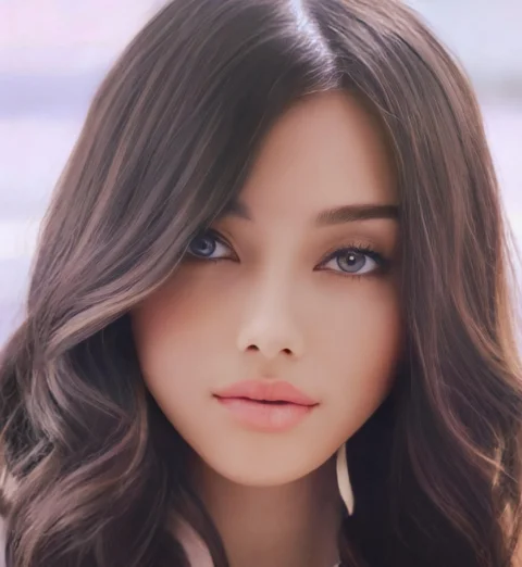 女人，美丽，肖像，绘画