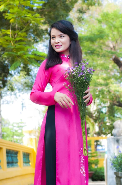 dress, pink, girl, young