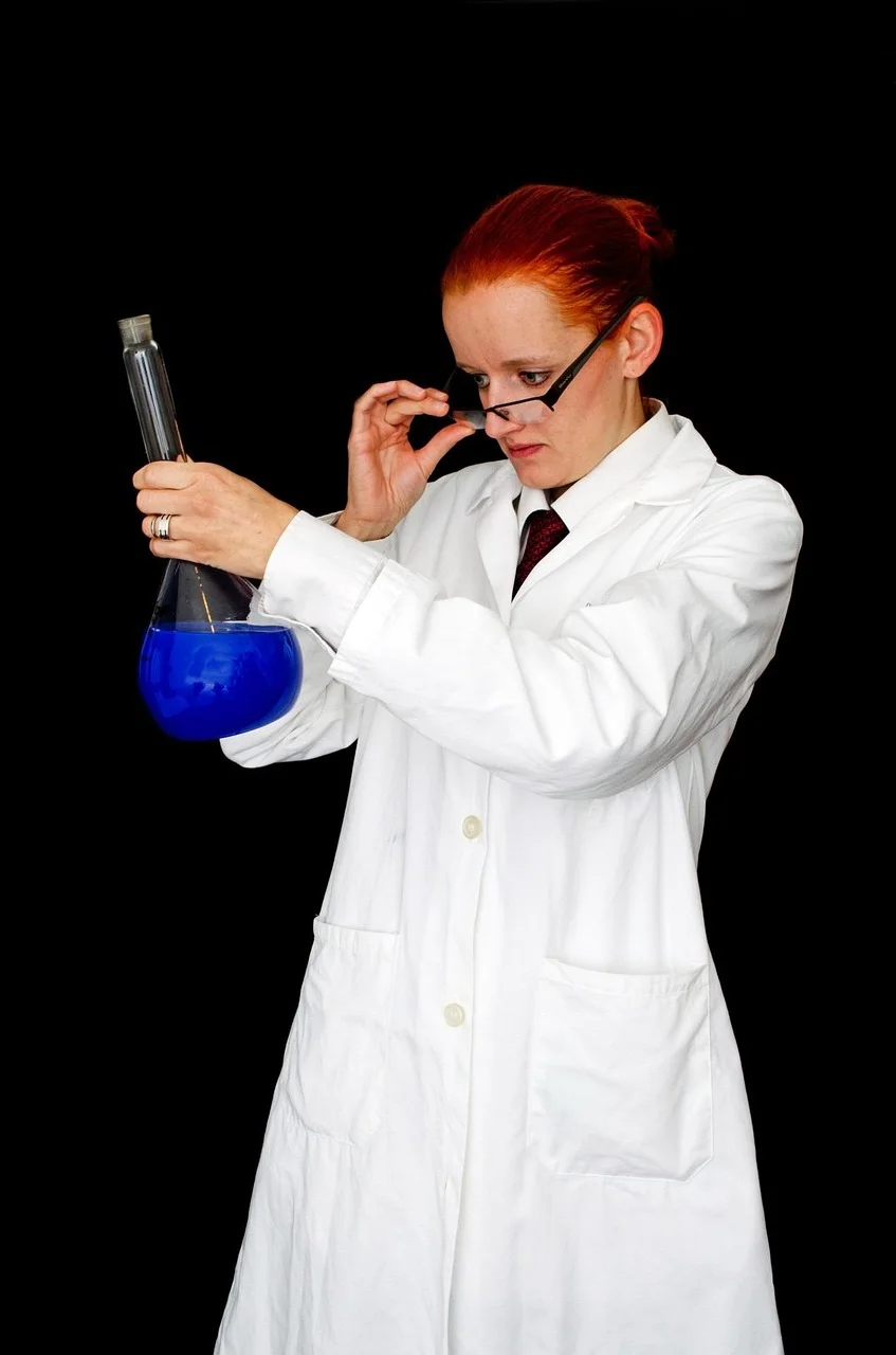 woman, girl, people, laboratory