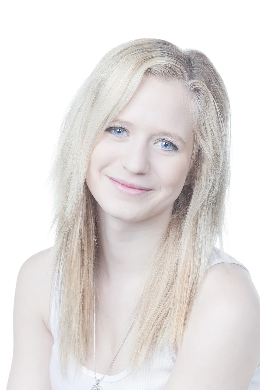 eyes, girl, blonde