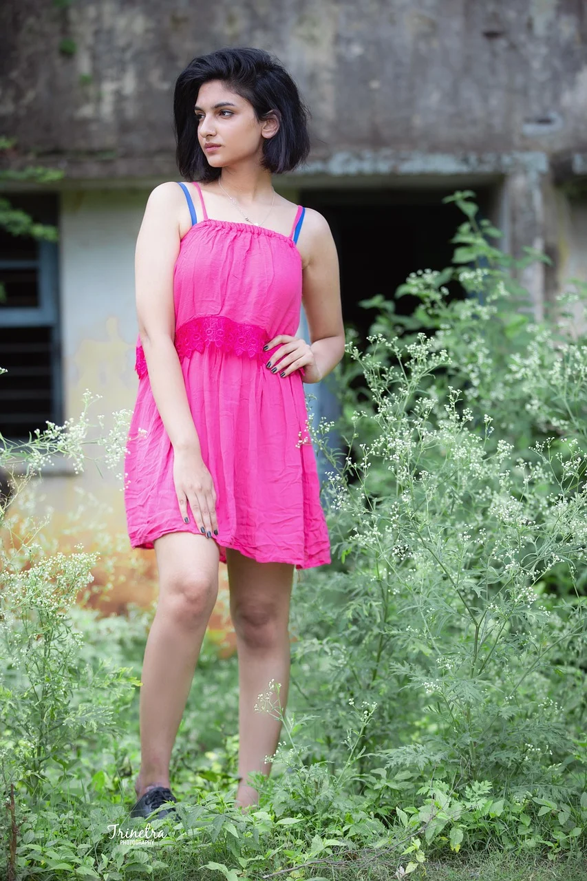 woman, garden, backyard, flowers