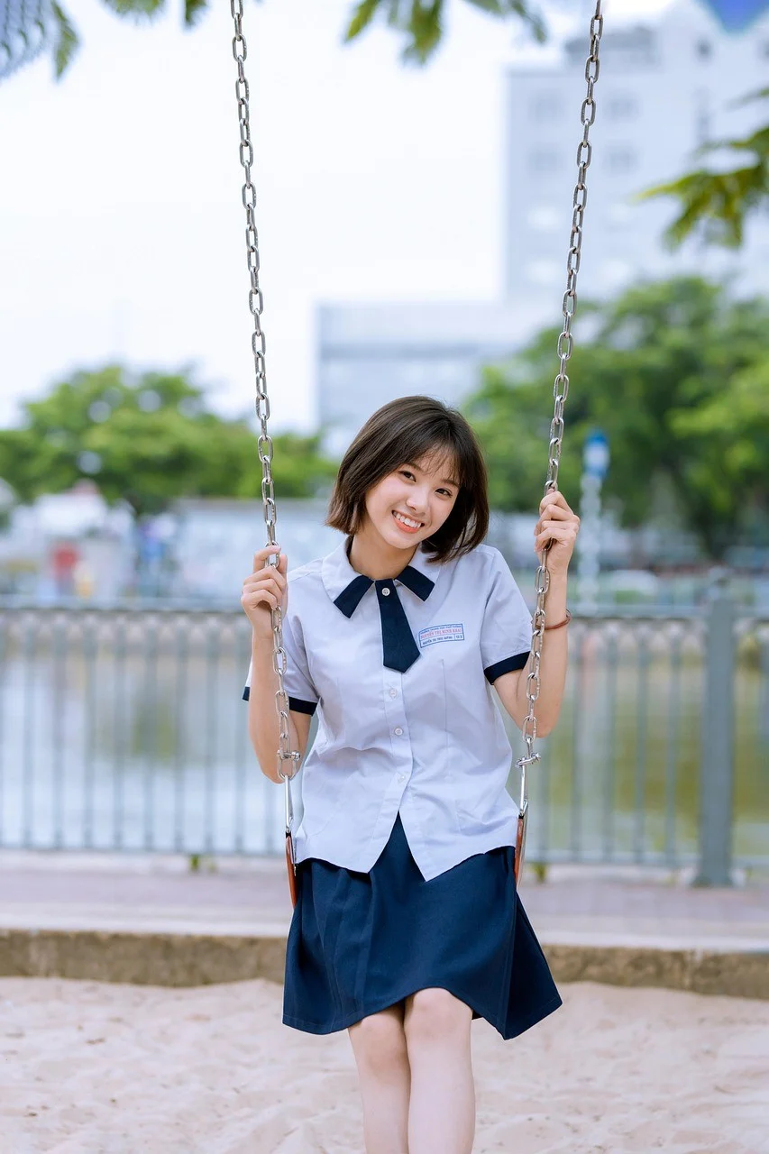 girl, student, asian, uniform
