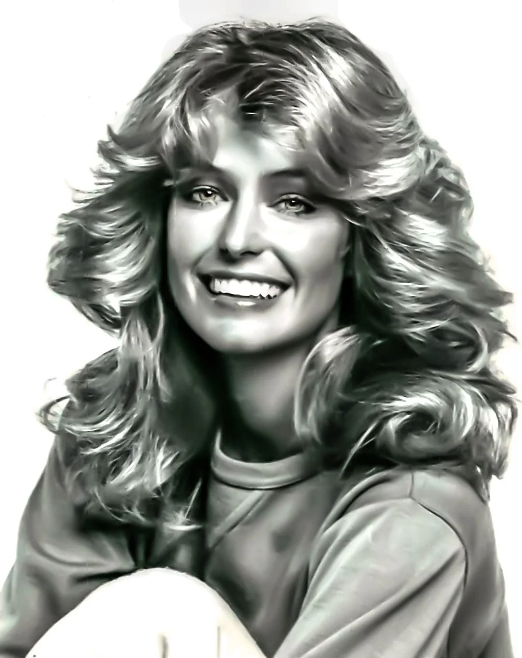 farrah fawcett, 70's icon, female, portrait