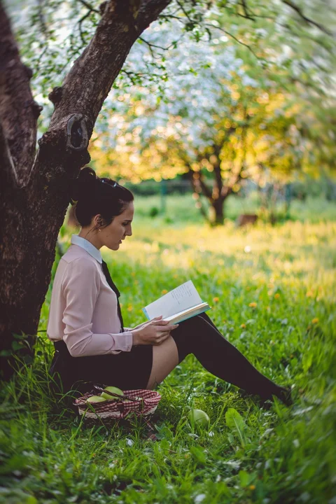 grass, nature, outdoors, person
