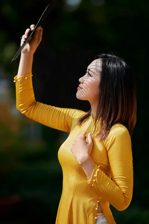 女性, ドレス, モデル, 顔