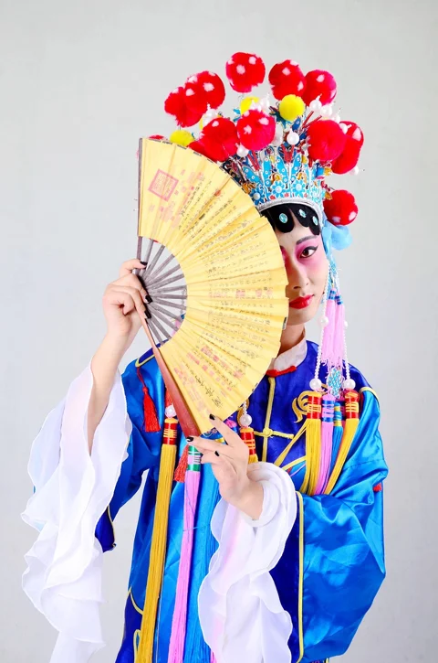 peking opera, china, national quintessence, fan