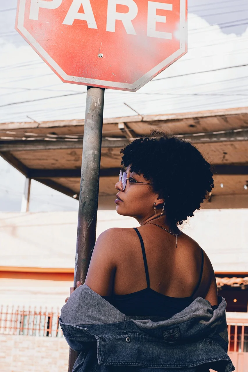 woman, street, model, casual