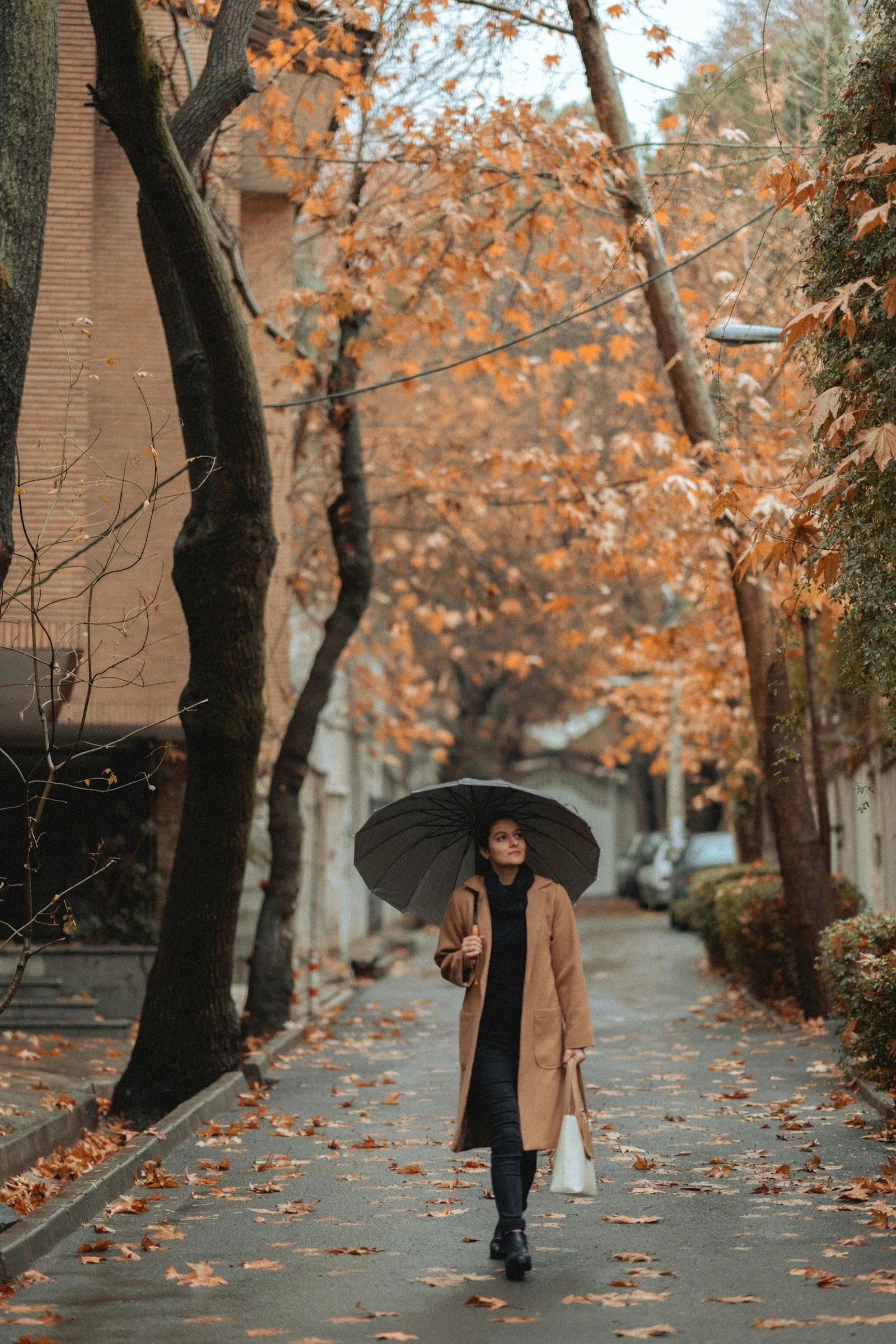 우산을 든 사람
