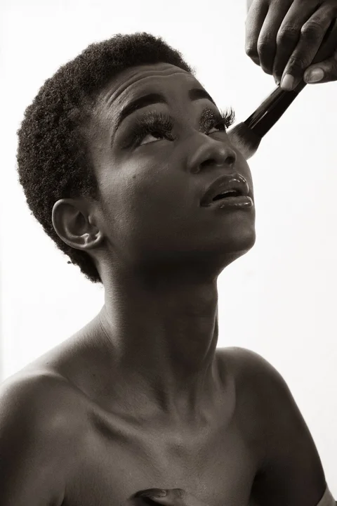 makeup, cosmetics, model, african model