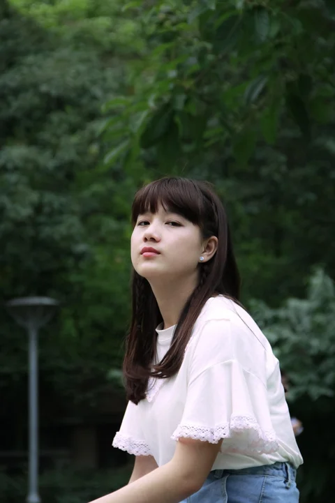 college students, sichuan normal university, youth time, girl