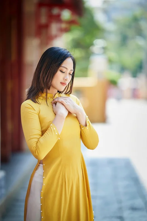 女性, ドレス, モデル, 顔