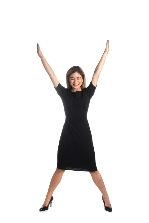 a happy woman, happy, woman, business