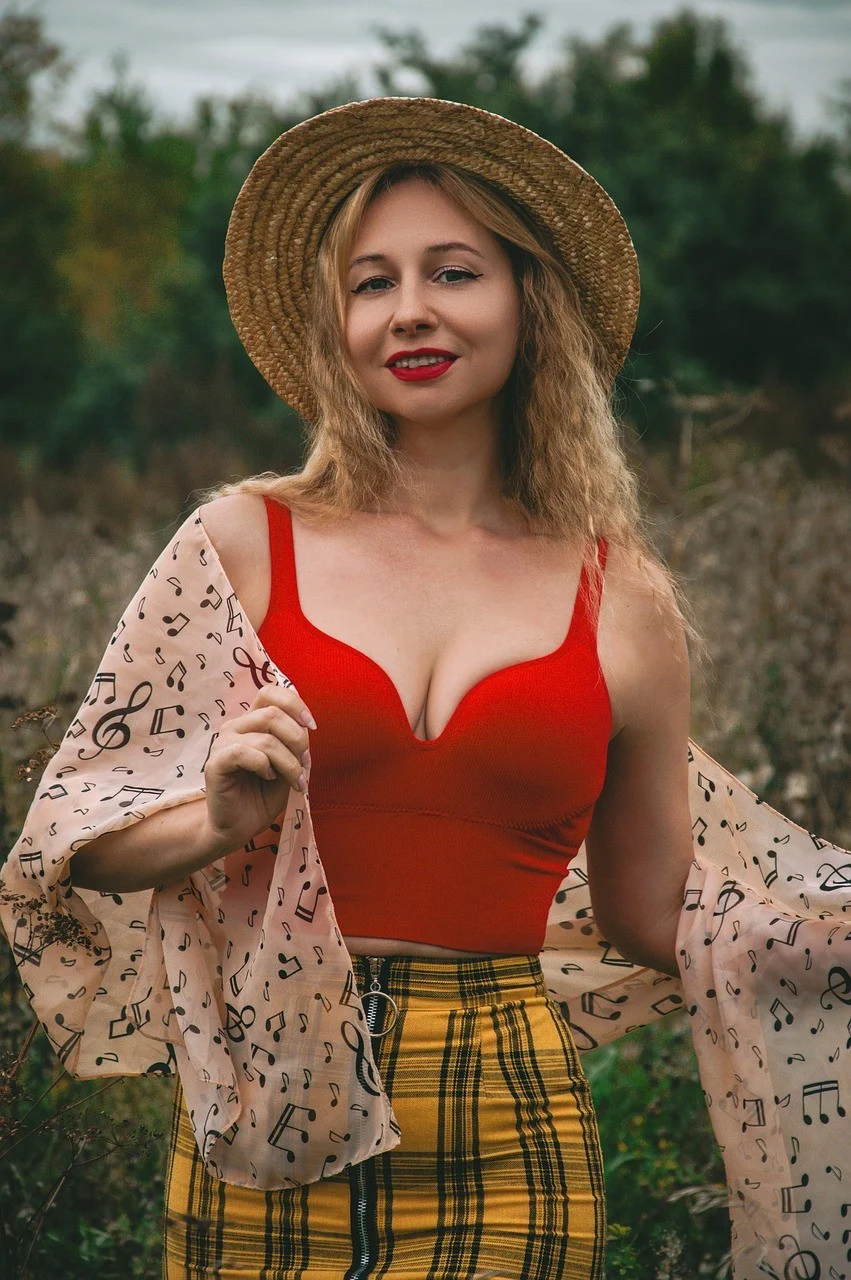 woman, portrait, autumn, nature