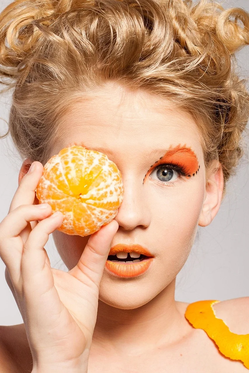 woman, portrait, makeup, model