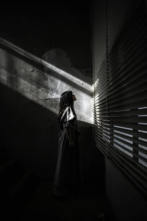 woman, dark, society, mind