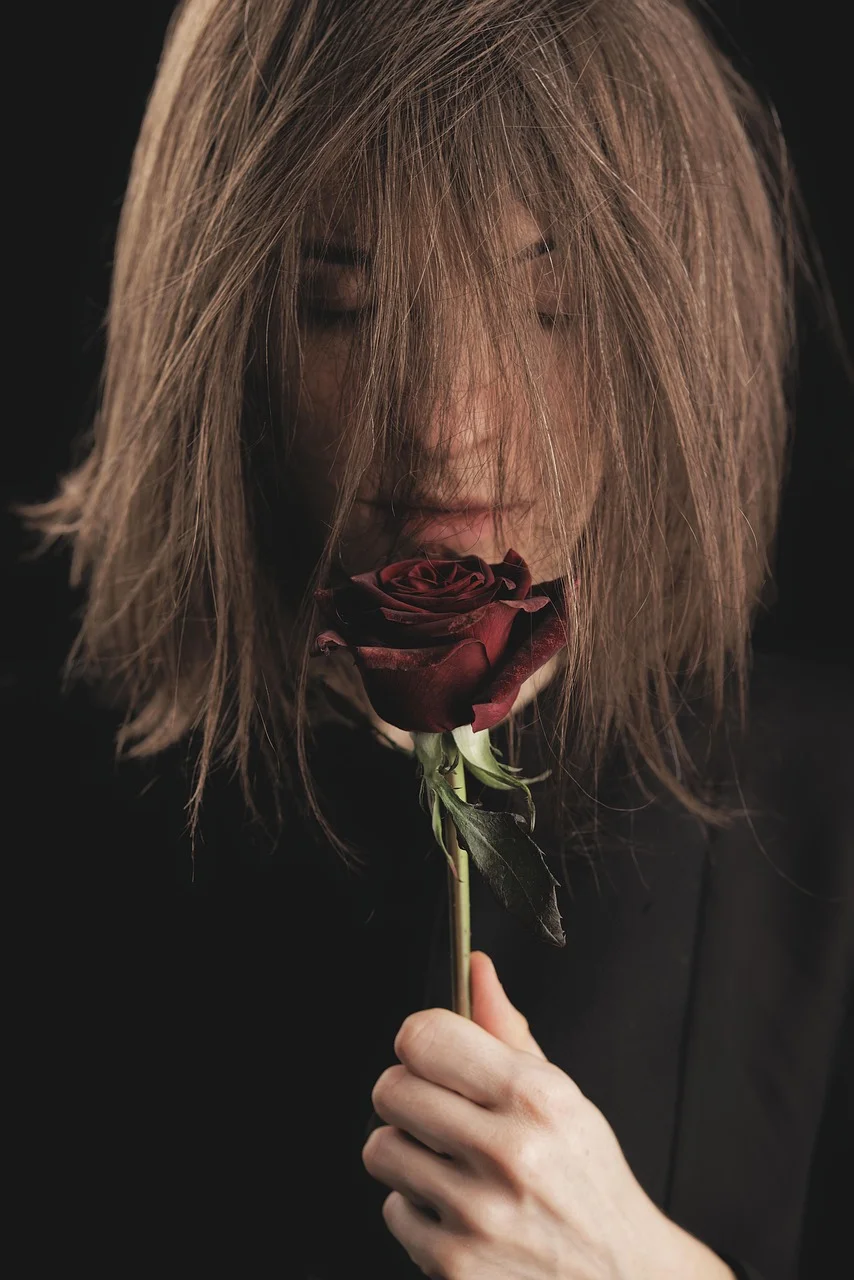 woman, rose, valentine's day, flower