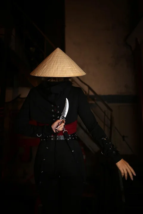 ninja, killer, woman, cosplay