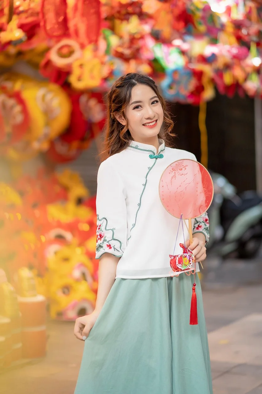 亚洲, 女性, 传统, 时尚