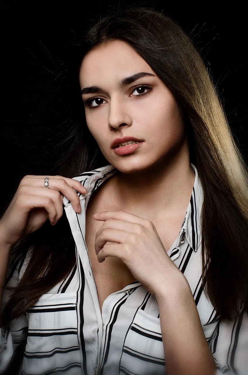 portrait, fashion, woman, model