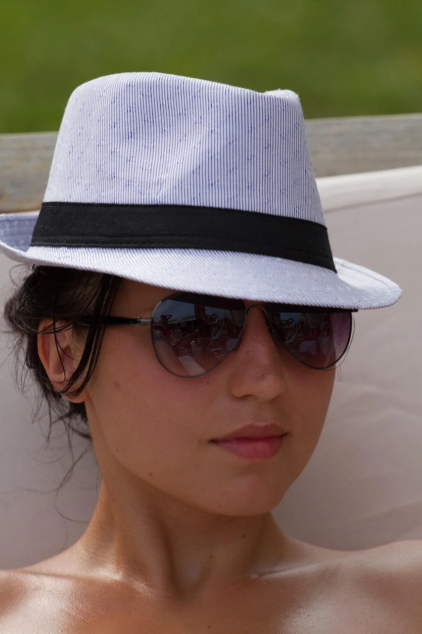 woman, hat, girl, female