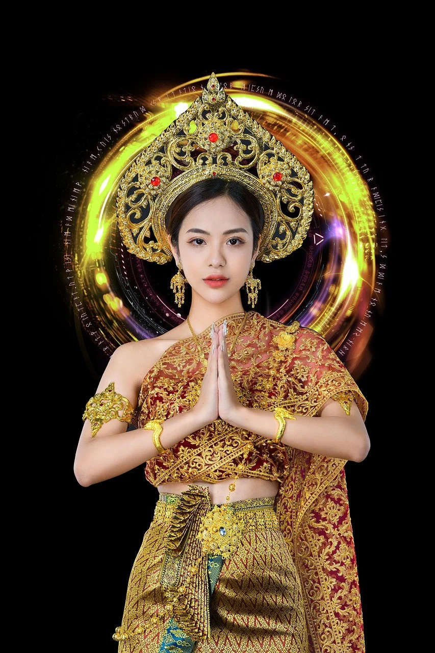 thailand, thai woman, traditional costume, traditional outfit