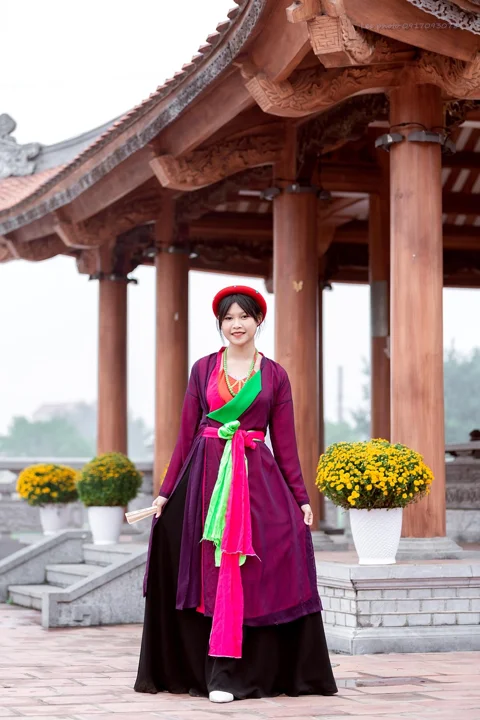 woman, tet, traditional fashion, spring
