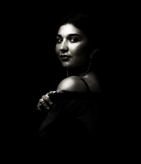 girl, black and white, beauty, woman