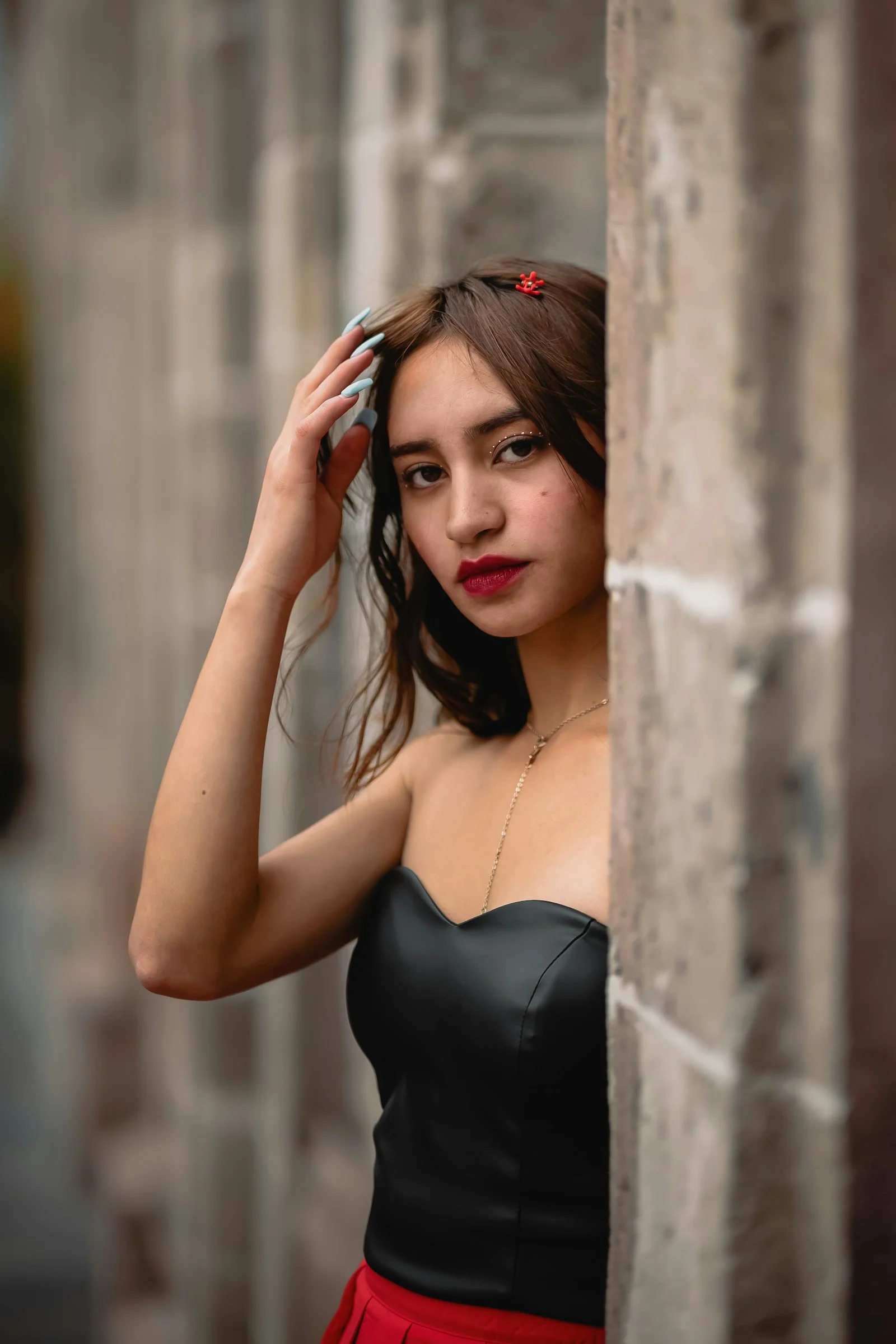 a woman posing for a picture
