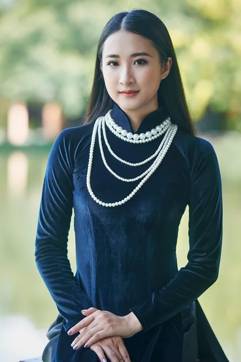 女性、モデル、ドレス、ネックレス