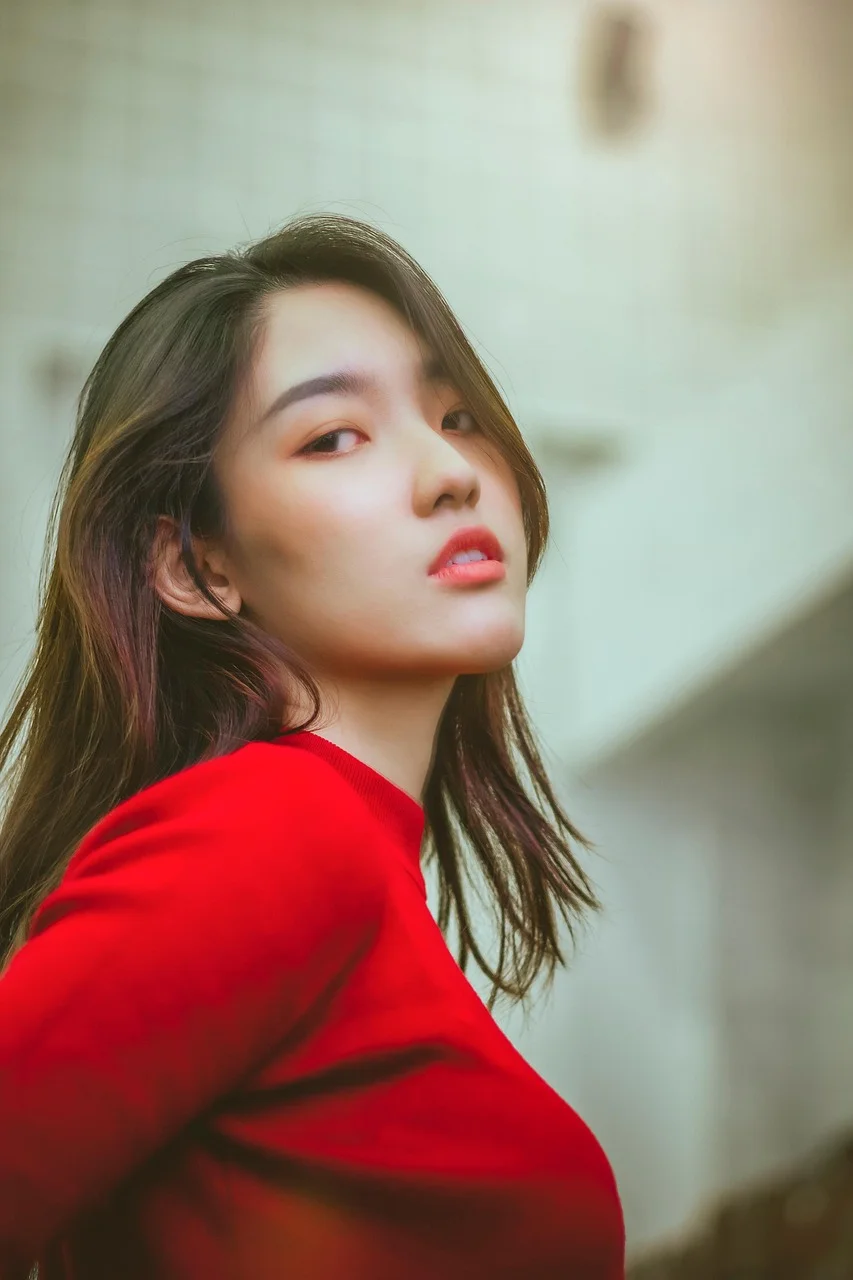 여성, 모델, 드레스, 얼굴