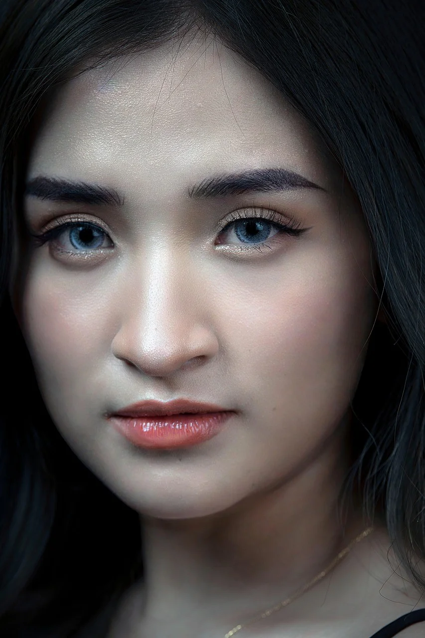 asian, woman, model, portrait
