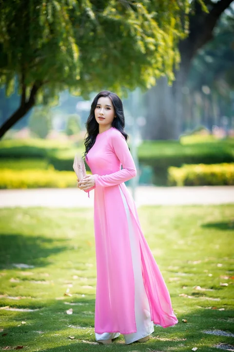 ao dai, asian, model, female