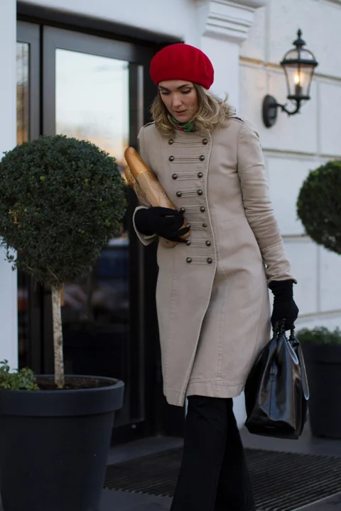 girl, french style, young woman, beret