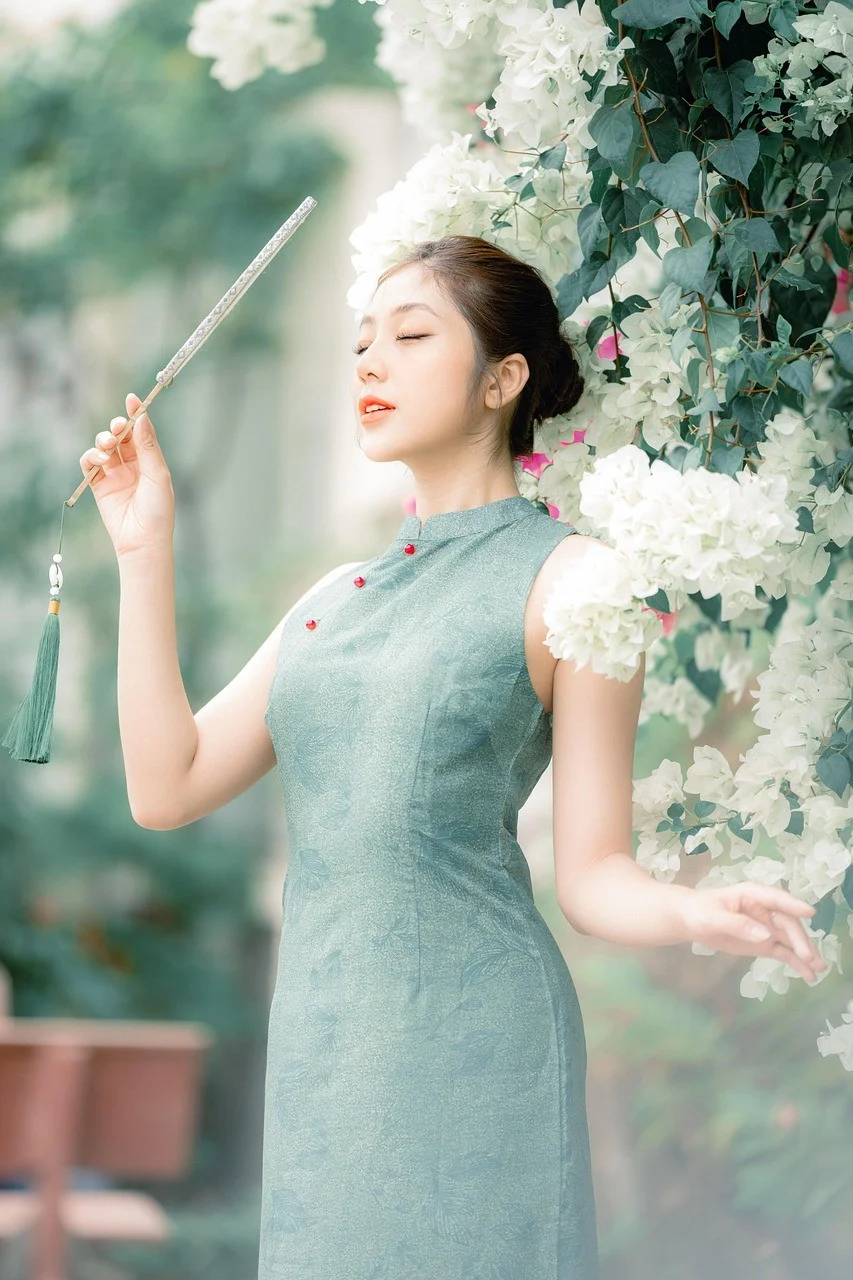woman, model, aodai, vietnamese